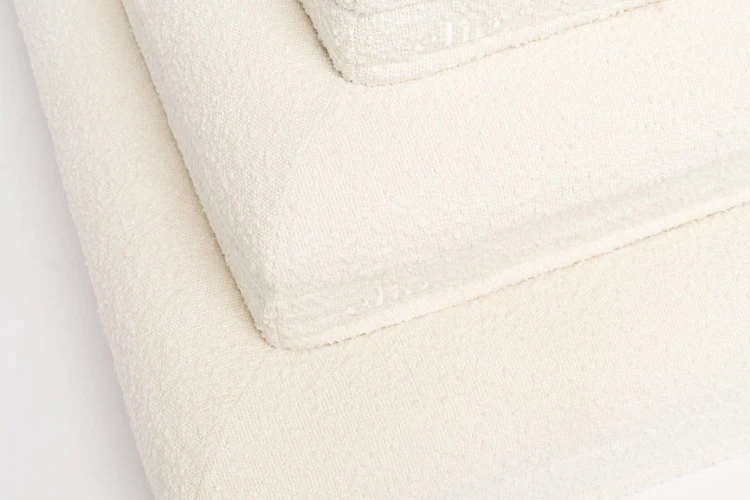 legowisko ortopedyczne dla psa cream boucle size S M L