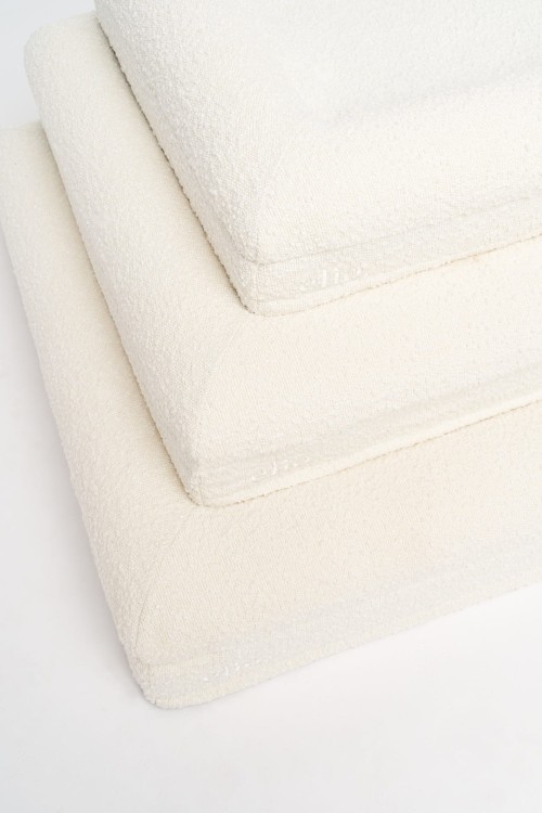 legowisko ortopedyczne dla psa elio.bed cream boucle size S M L